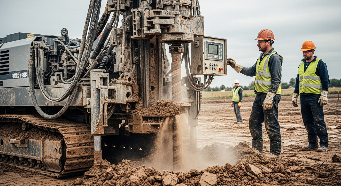 Foraje industriale: Soluții de înaltă capacitate pentru firme și proiecte mari